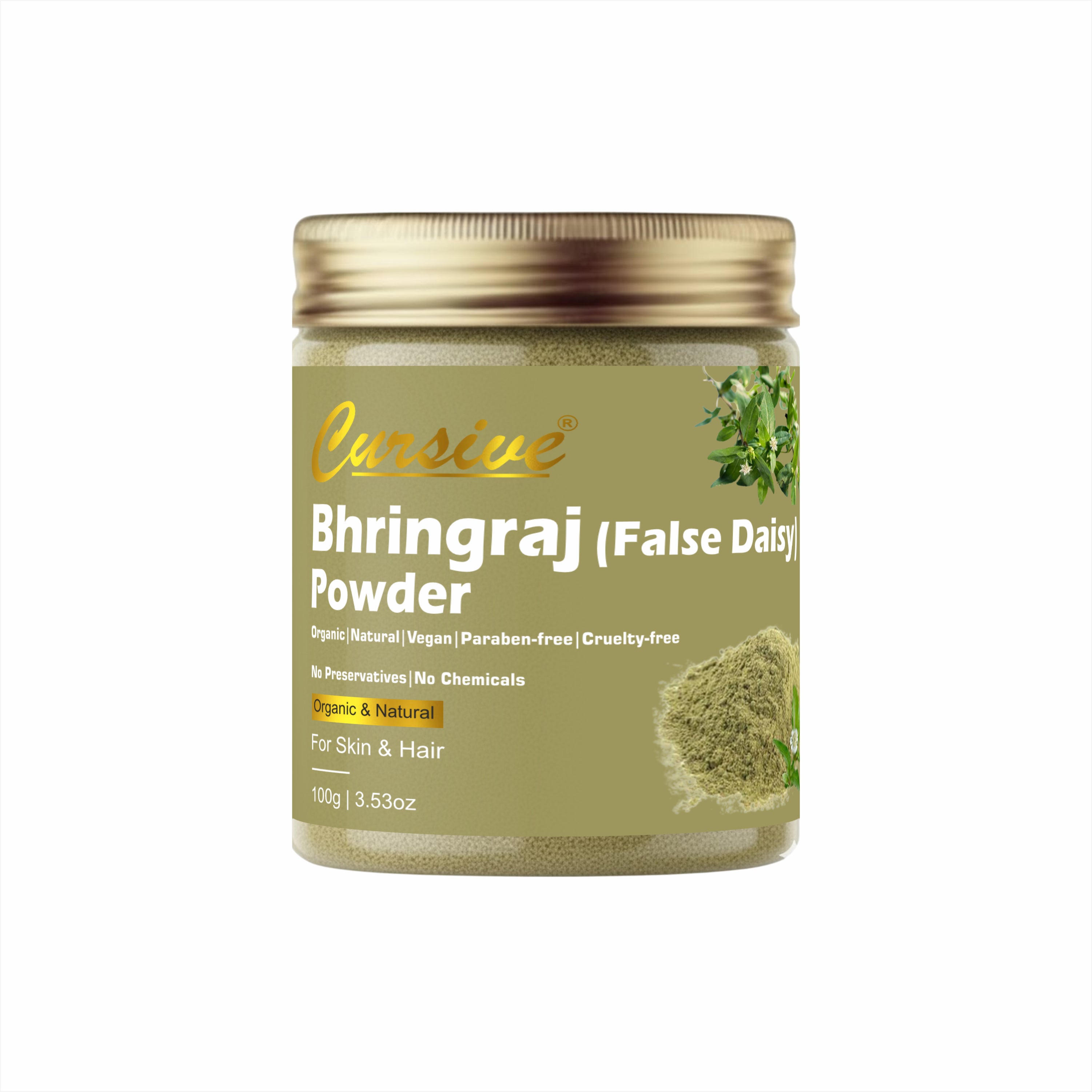 Bhringraj Powder for Face, Skin & Hair