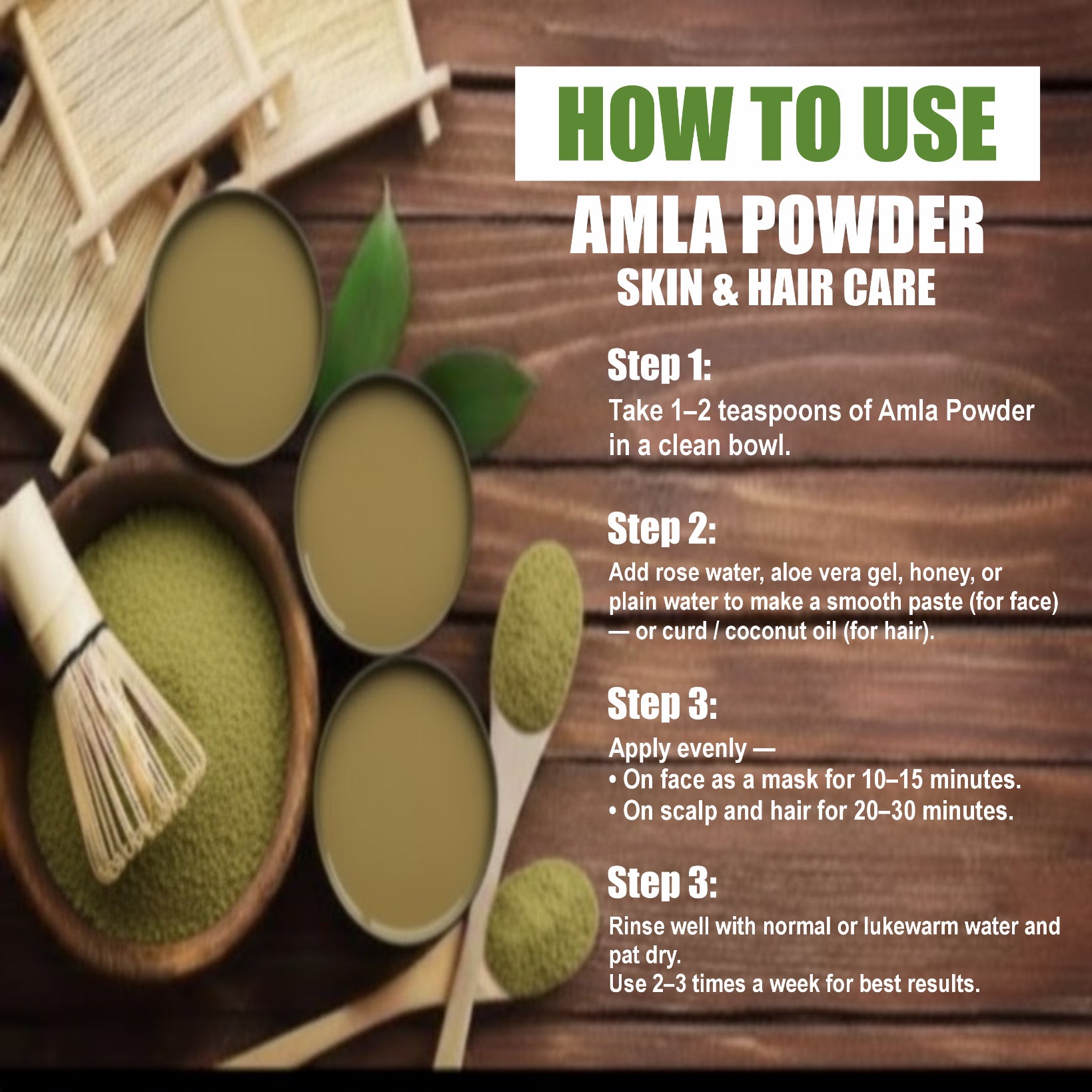Amla Gooseberry Powder for Face & Hair