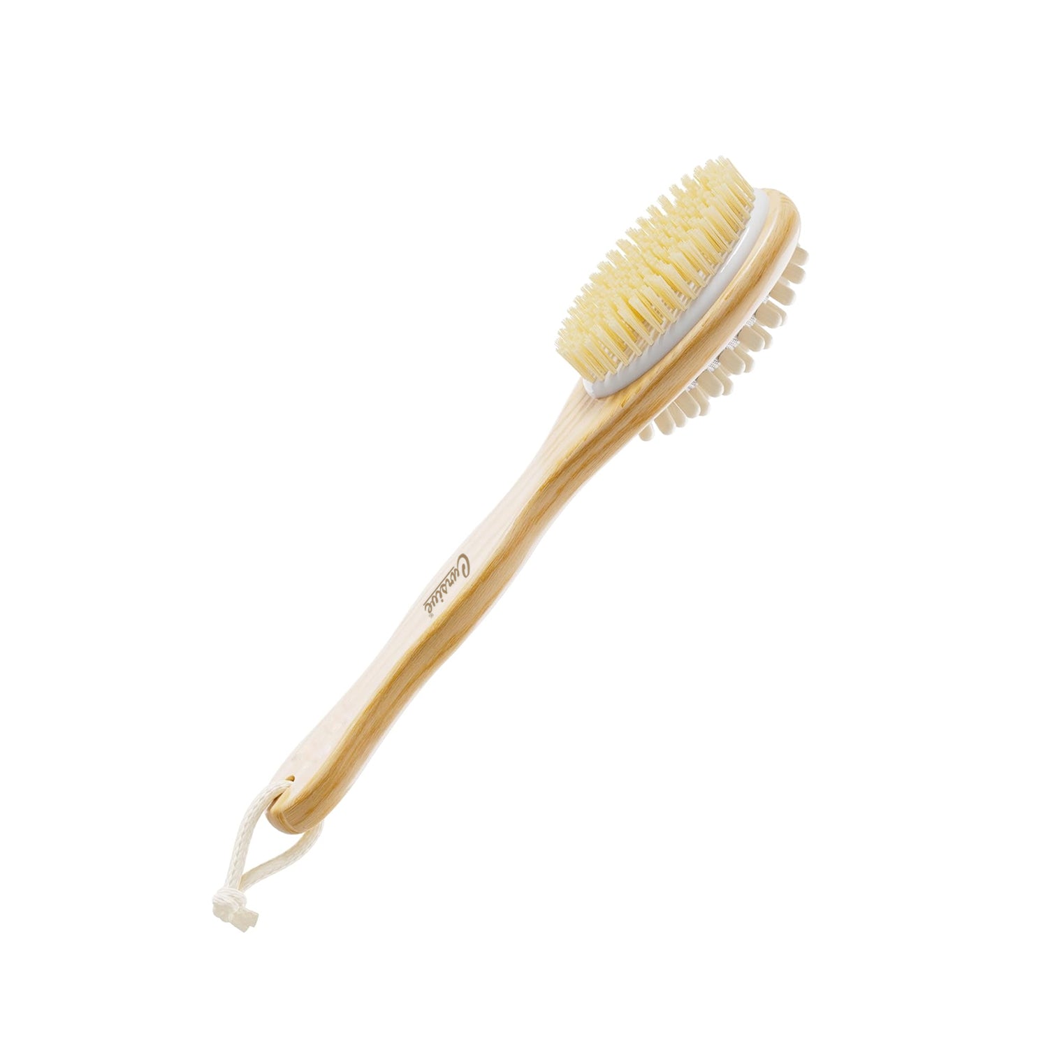 Bamboo Wood Long Handle Back Bath Brush