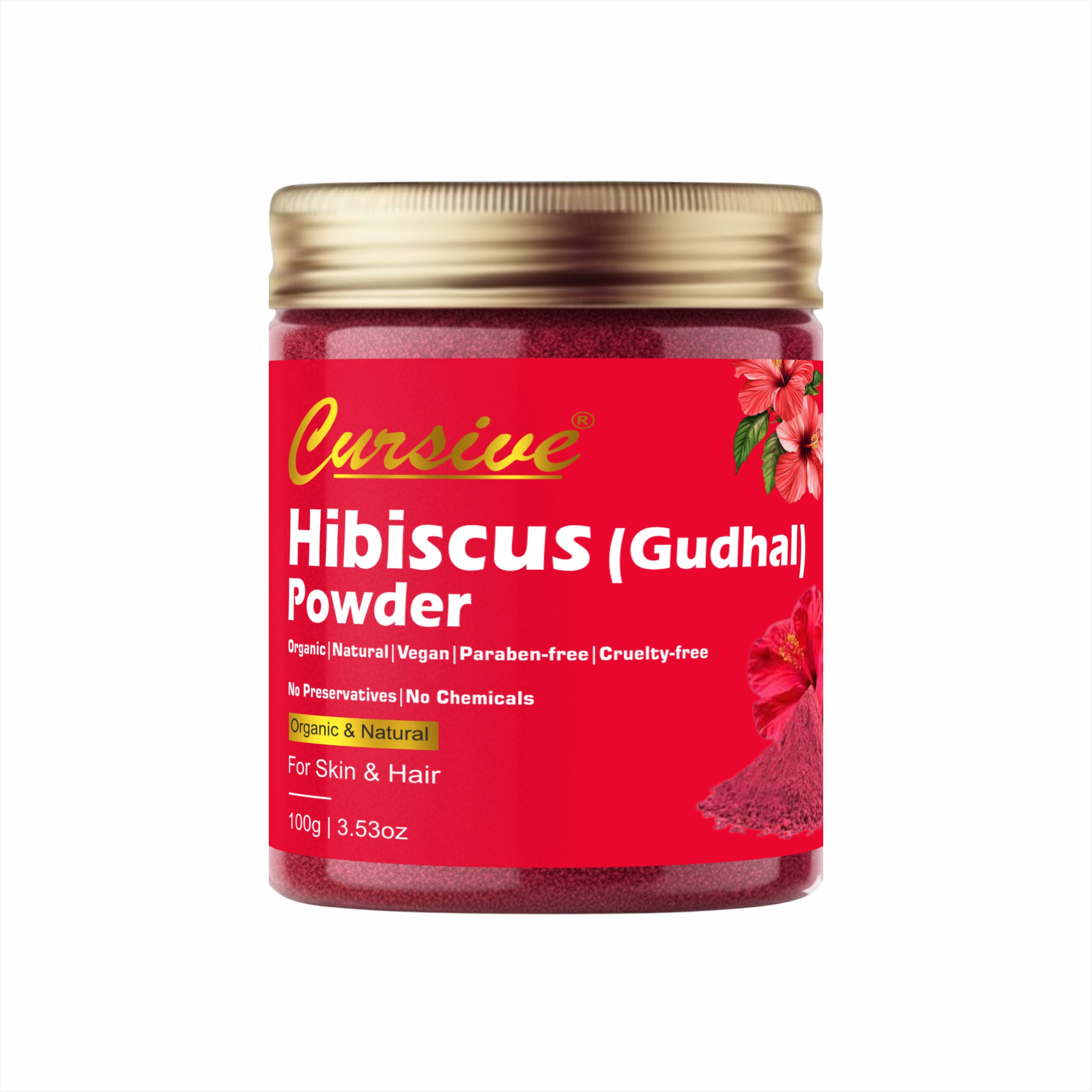 Hibiscus Gudhal Powder for Face & Hair