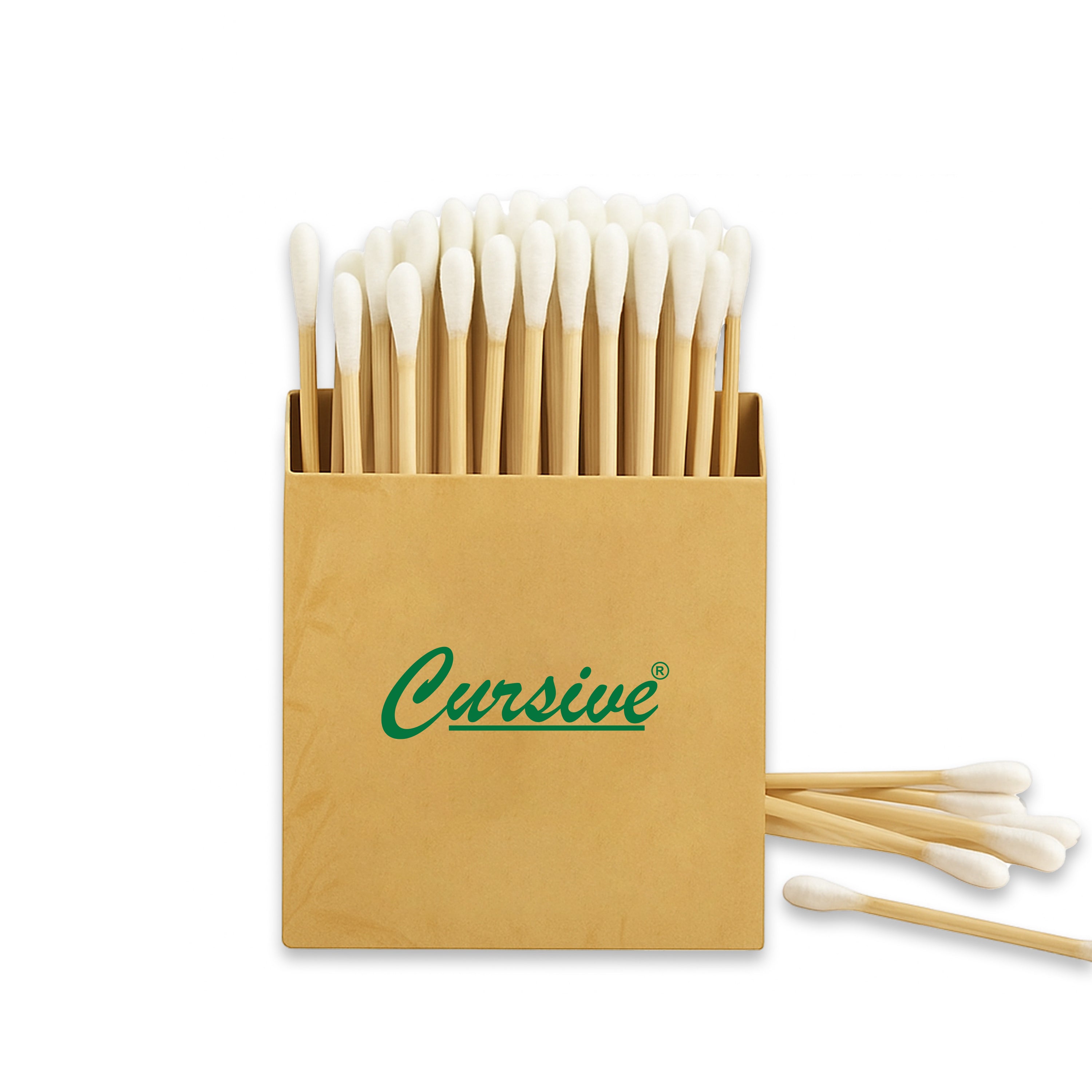 Bamboo Cotton Swabs Ear buds 80 Sticks