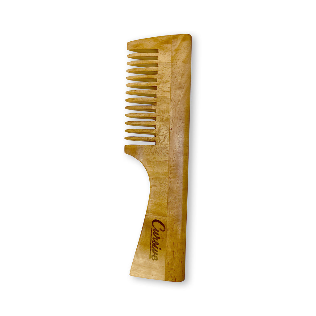Handmade Neem Wood Handle Comb For Hair