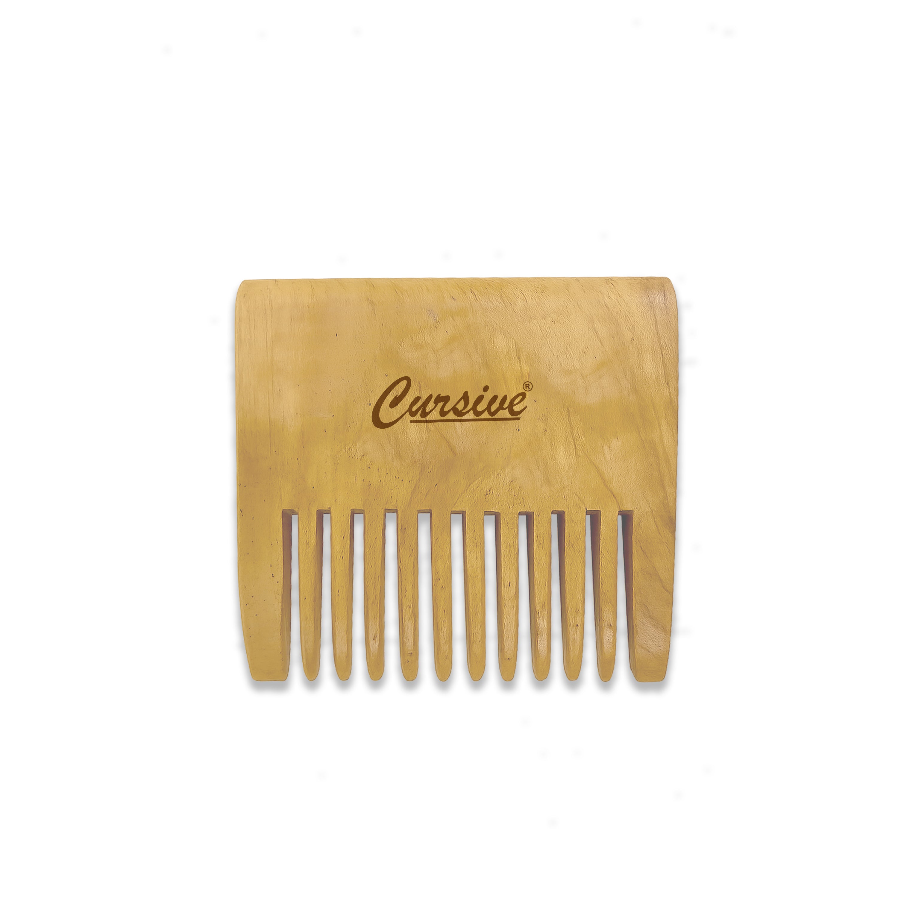 Neem Wood Wide-Toothed Beard Hair Comb