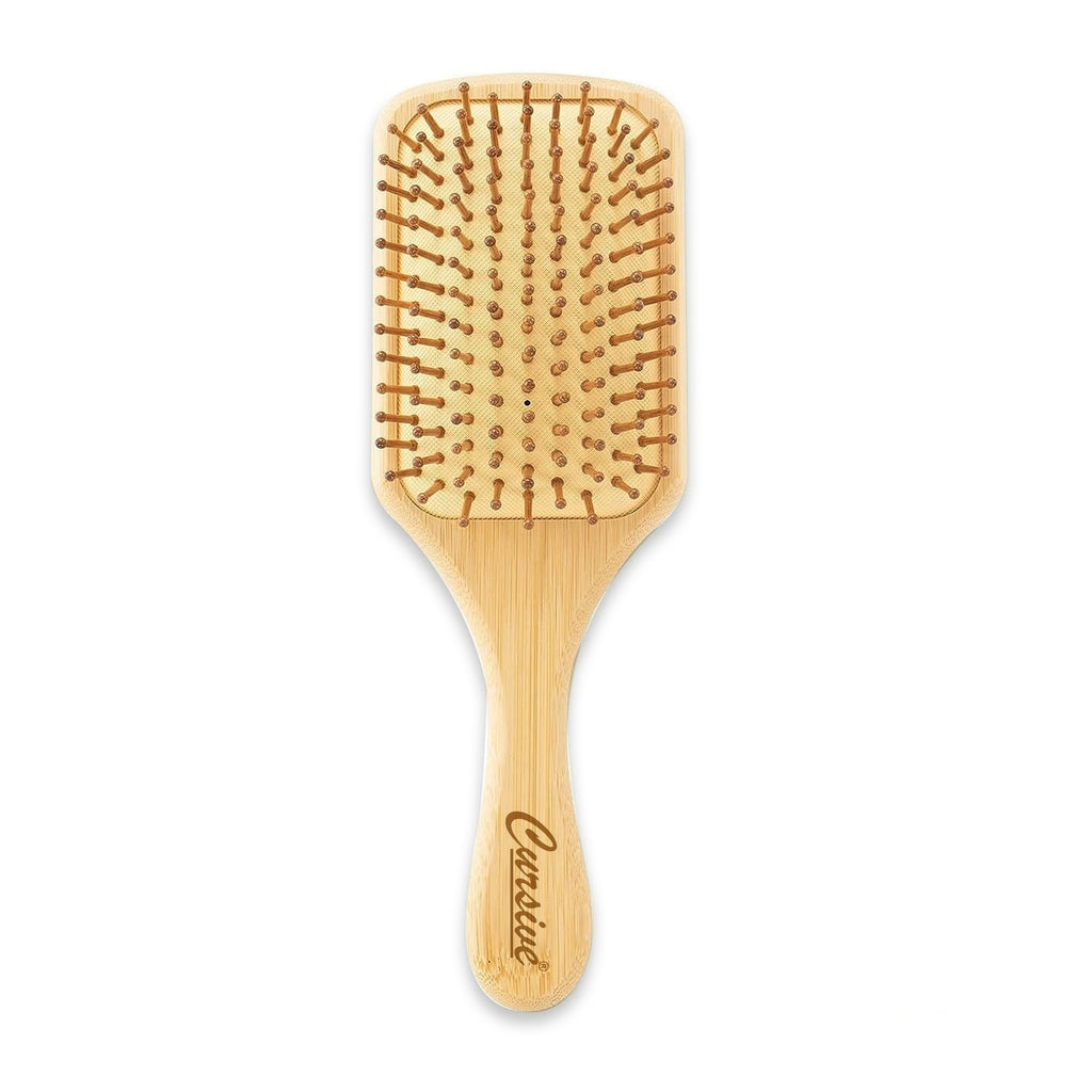 Handmade Bamboo Wood Paddle Hair Brush