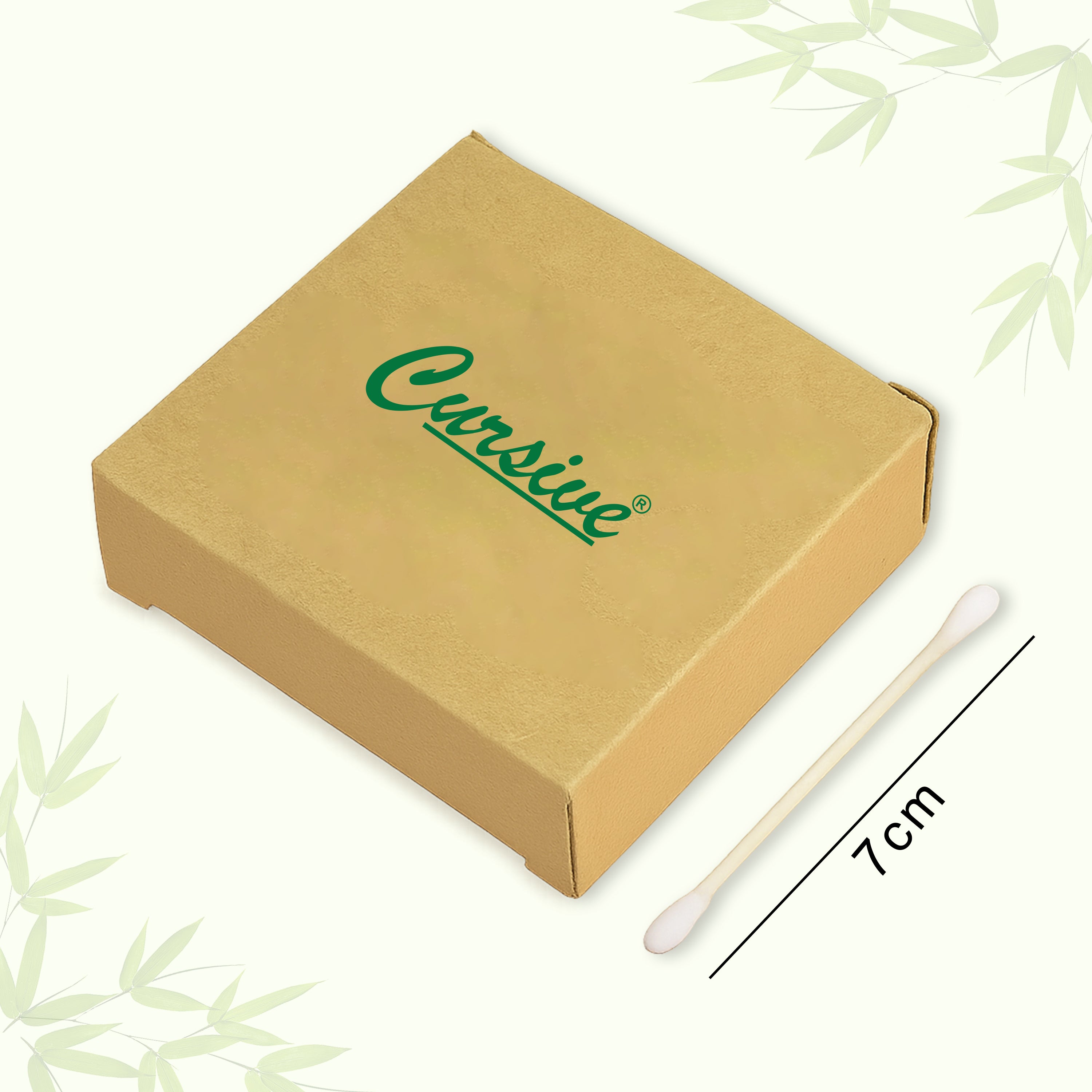 Bamboo Cotton Swabs Ear buds 80 Sticks