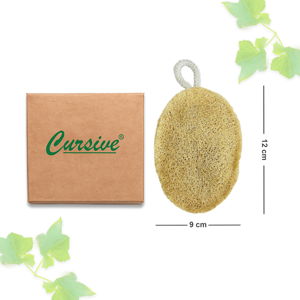 Loofah Bath Sponge Oval Shaped Scrubber