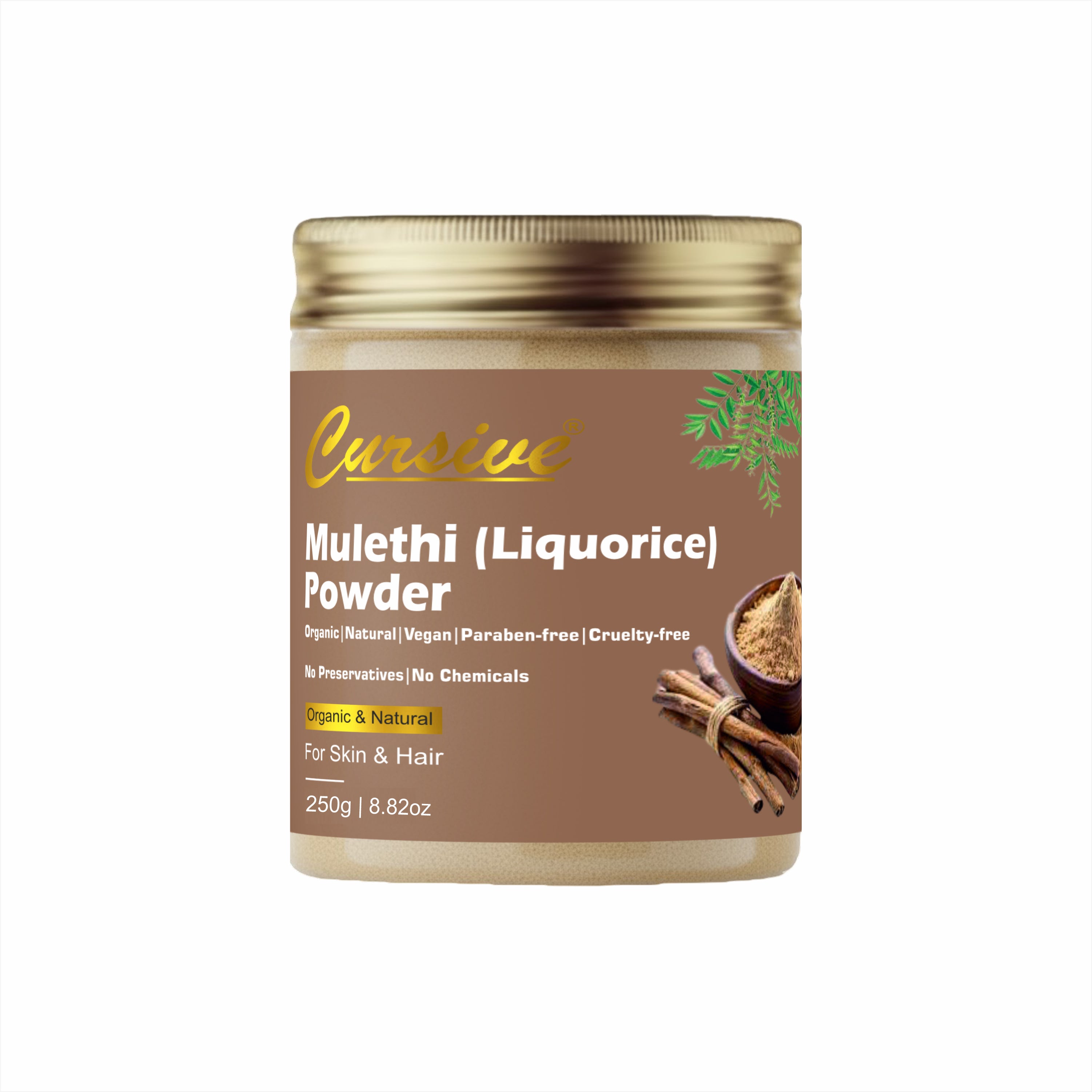 Mulethi (Licorice) Powder for Face & Hair