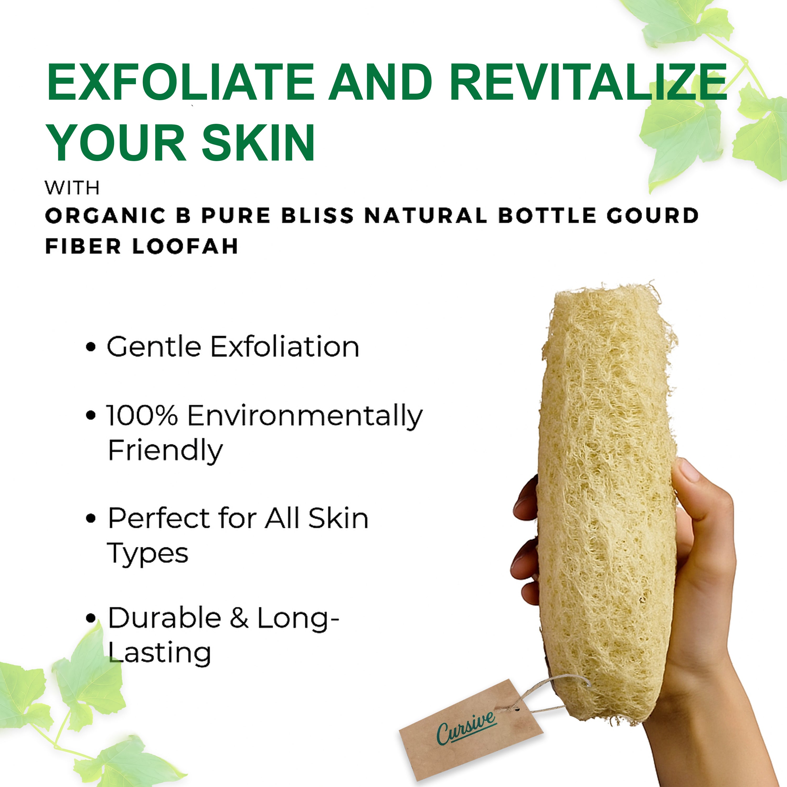 Tori Loofah Sponge Bath & Body Scrubber