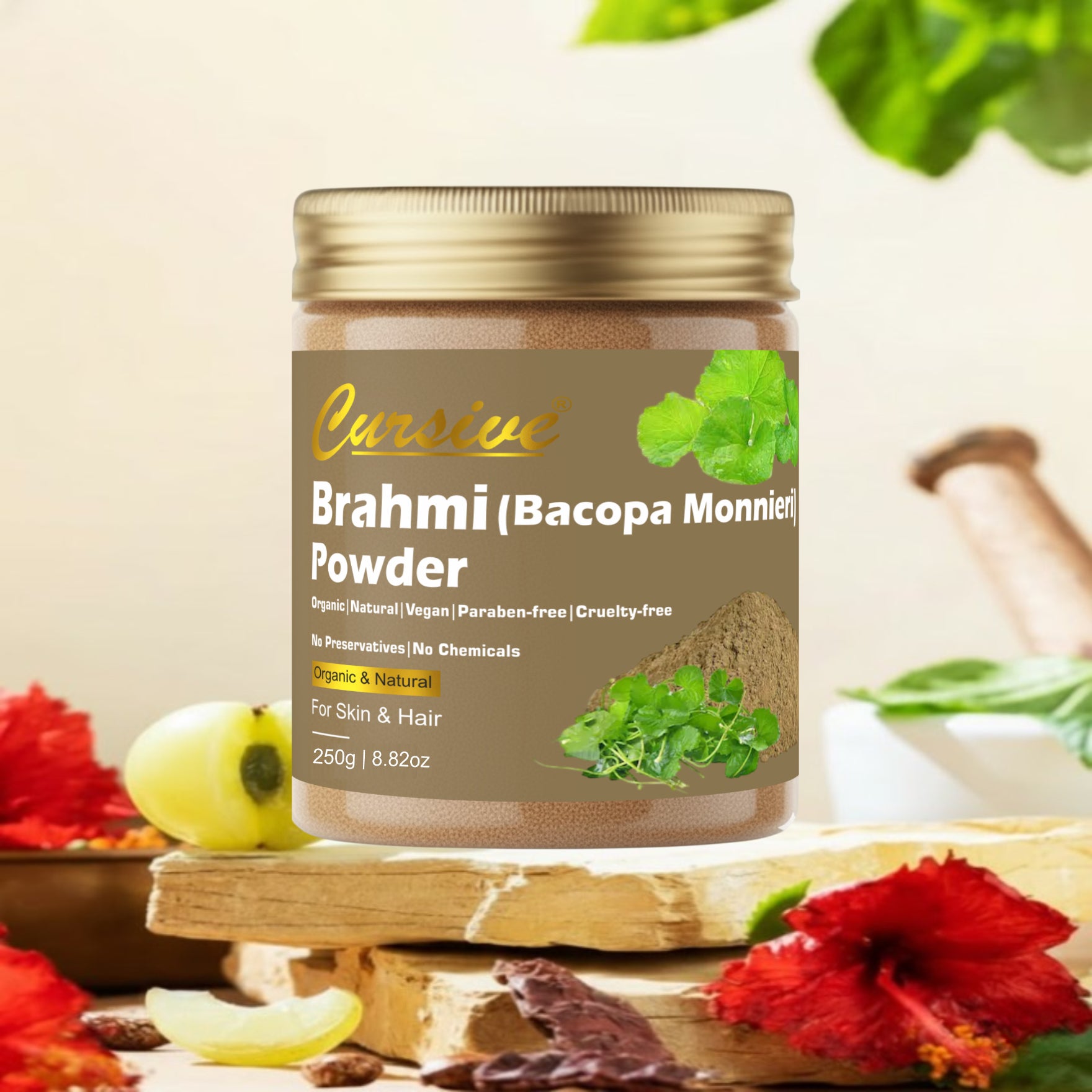 Brahmi Powder for Lightning Face & Hair