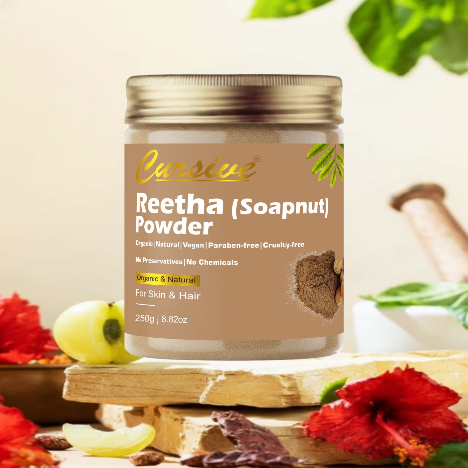 Reetha Soapnut Powder for Face & Hair