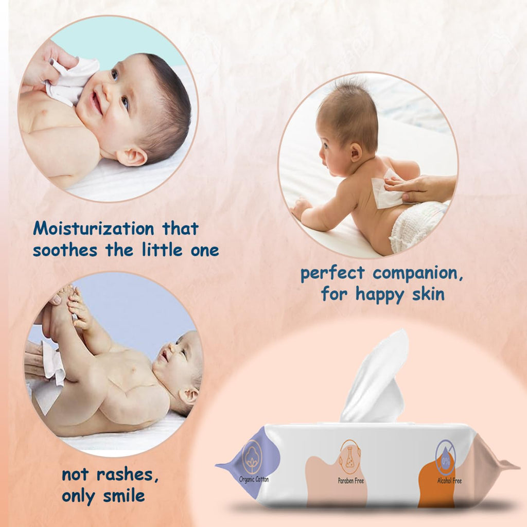 Natural Pure Water Soft Wet Baby Wipes