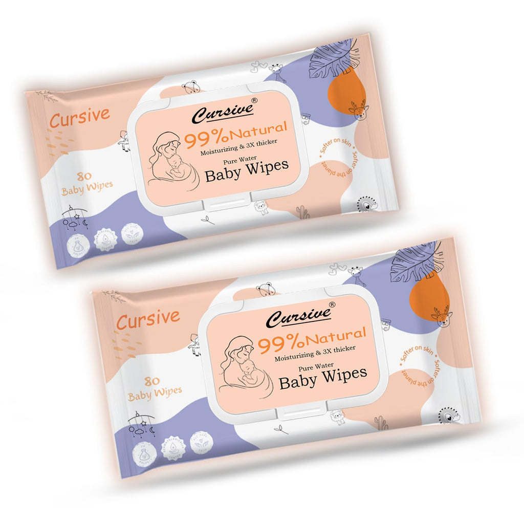 Natural Pure Water Soft Wet Baby Wipes