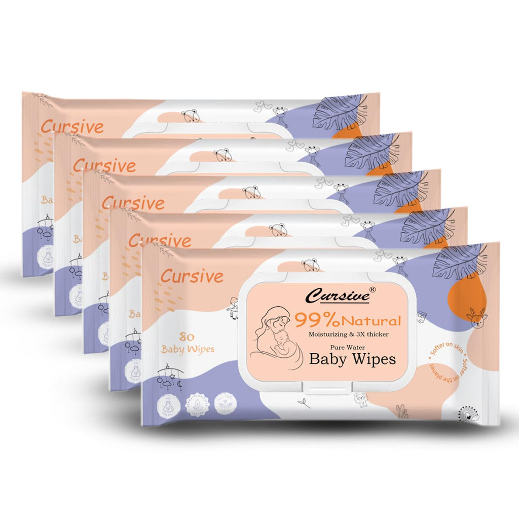 Natural Pure Water Soft Wet Baby Wipes