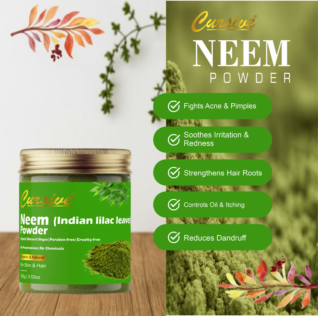 Neem Leaf Powder for Skin, Face & Hair