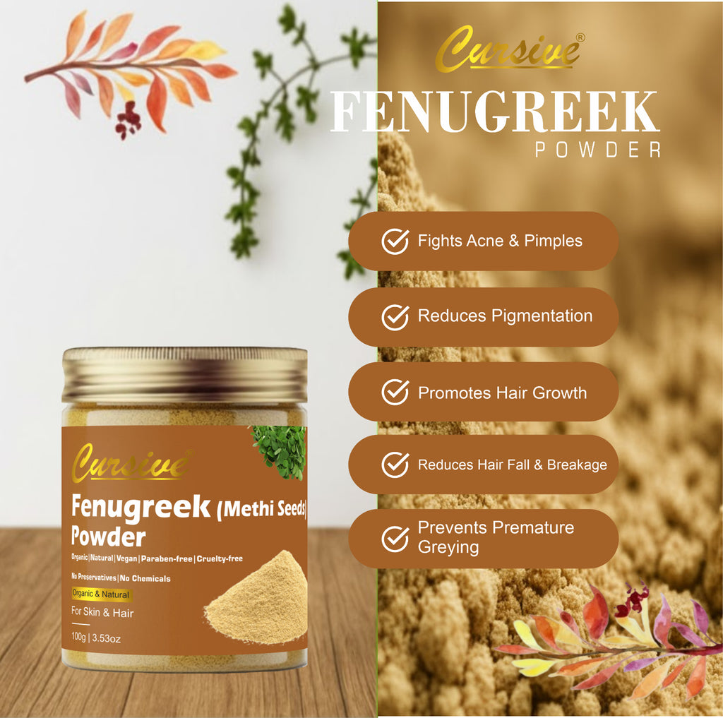Fenugreek Methi Powder for Face & Hair