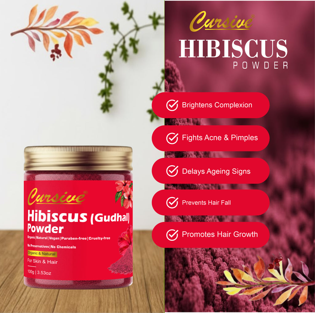 Hibiscus Gudhal Powder for Face & Hair