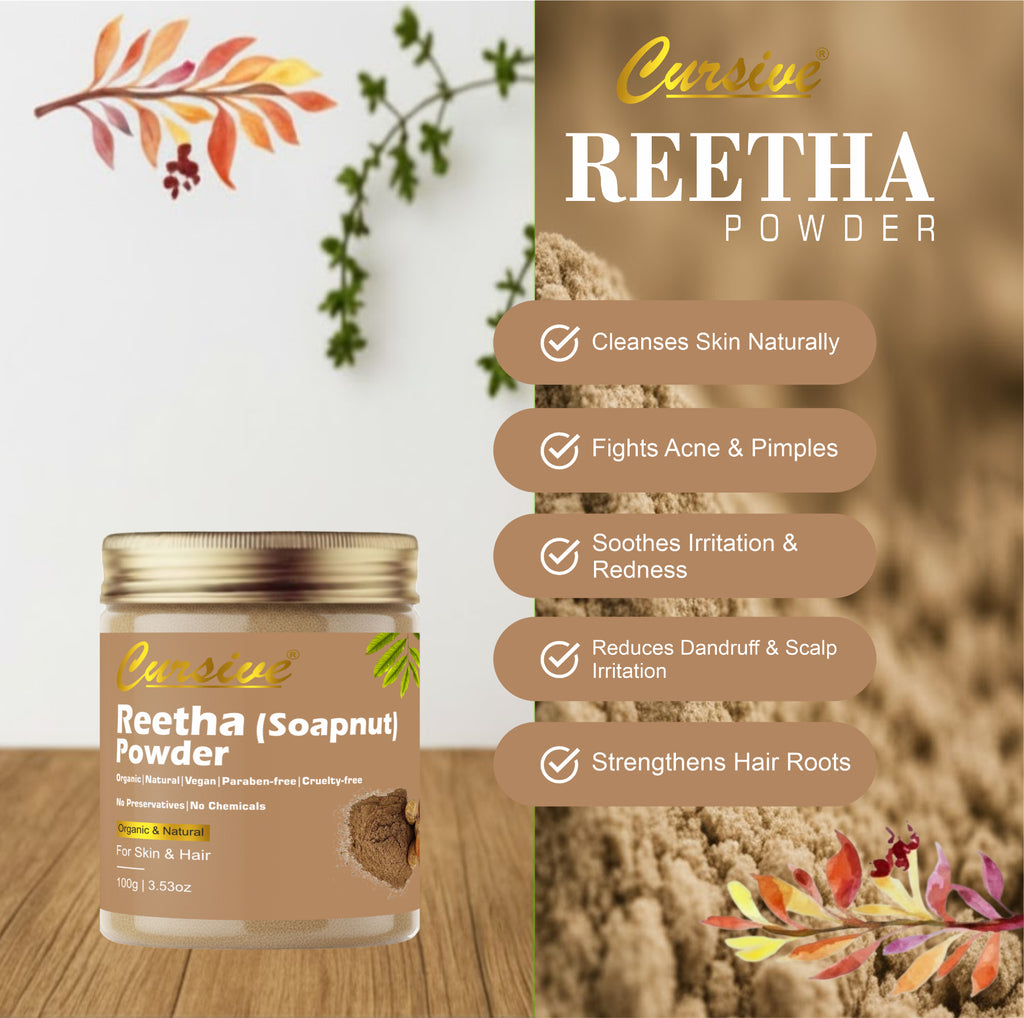 Reetha Soapnut Powder for Face & Hair