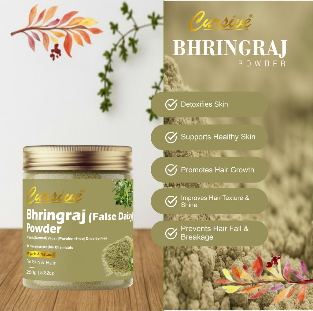 Bhringraj Powder for Face, Skin & Hair