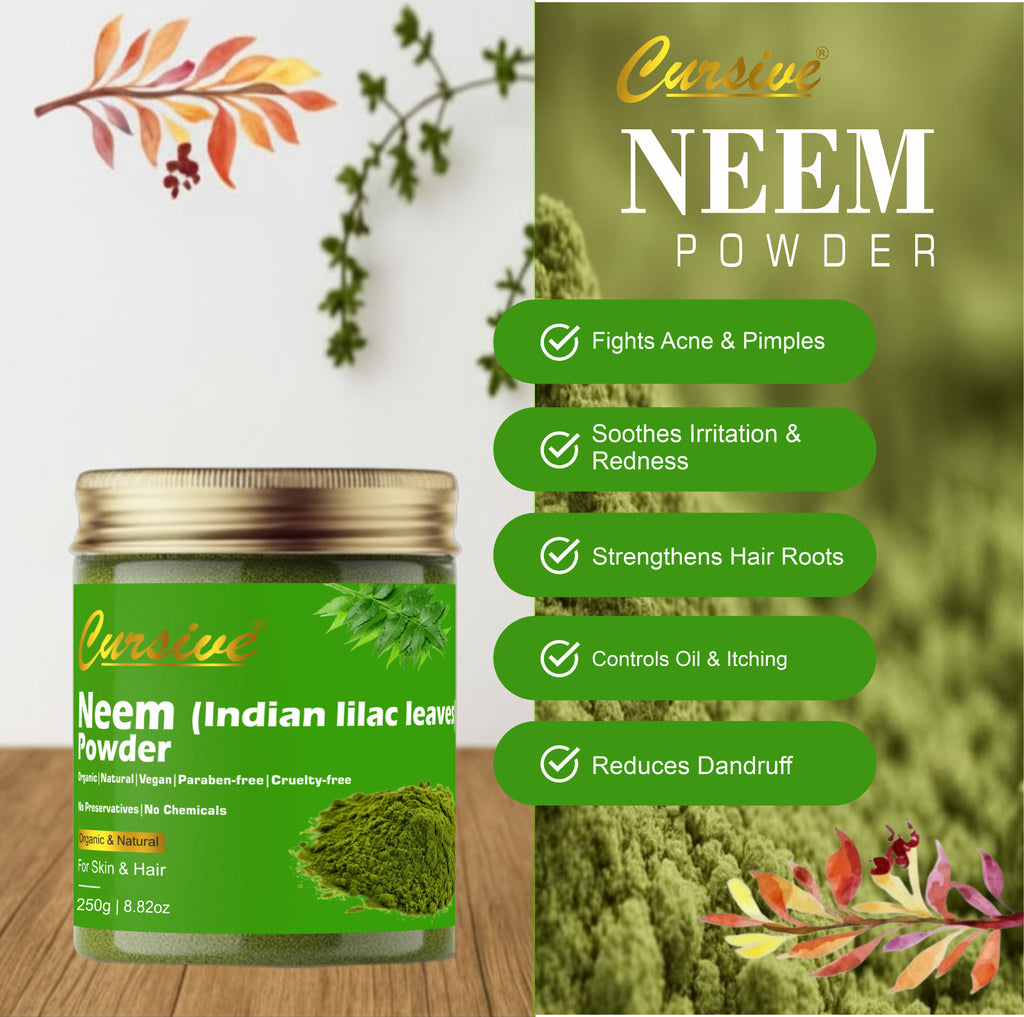 Neem Leaf Powder for Skin, Face & Hair