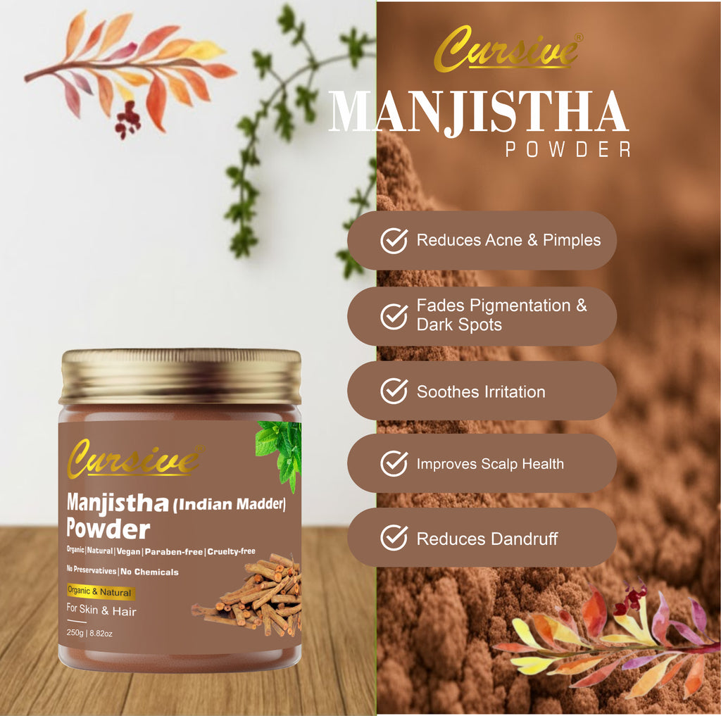 Manjistha Powder for Shiny Face & Hair