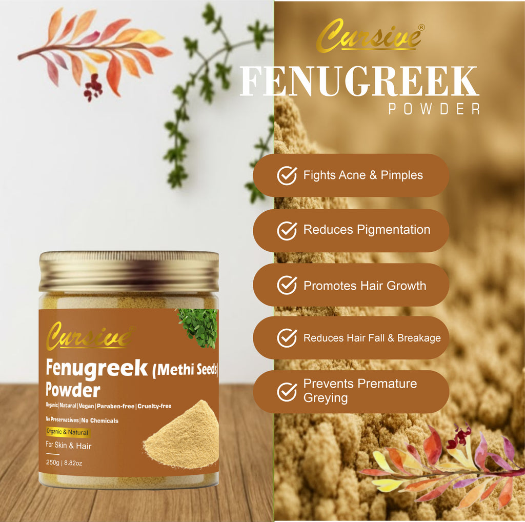 Fenugreek Methi Powder for Face & Hair
