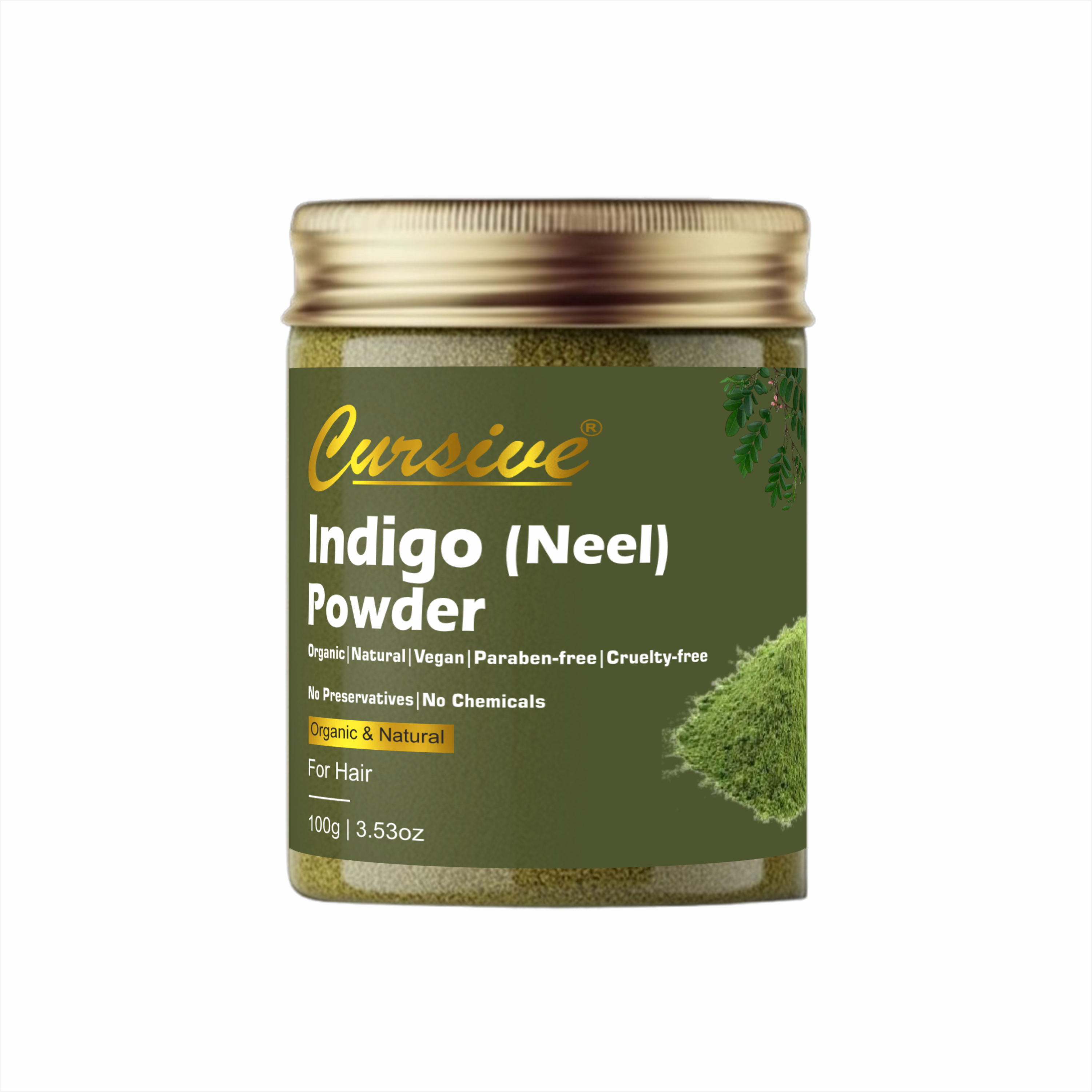 Indigo Powder for Natural Hair Color