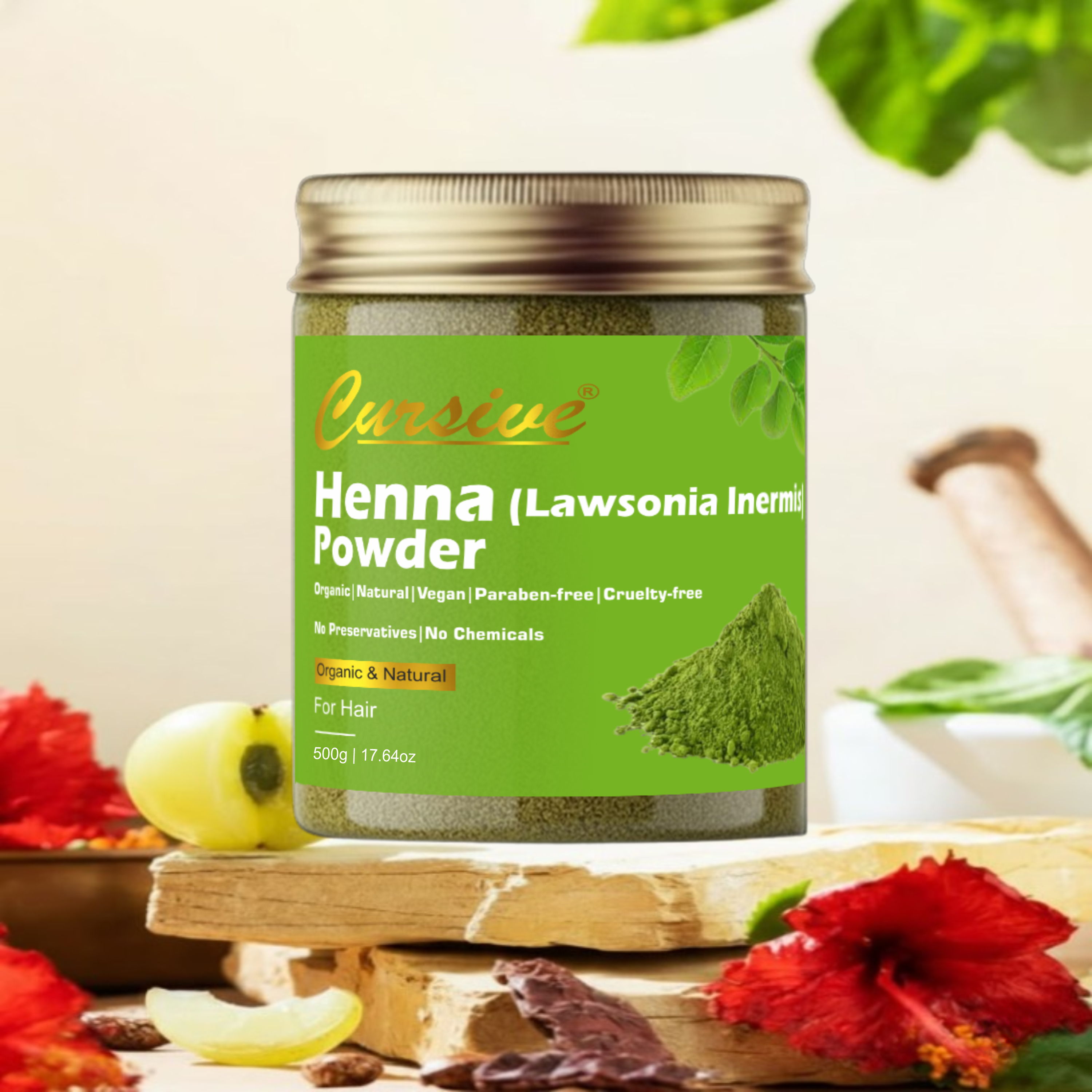 Henna Powder for Damage & Shining Hair