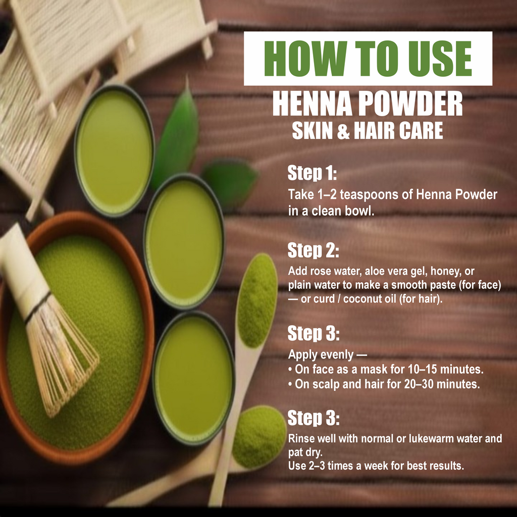 Henna Powder for Damage & Shining Hair