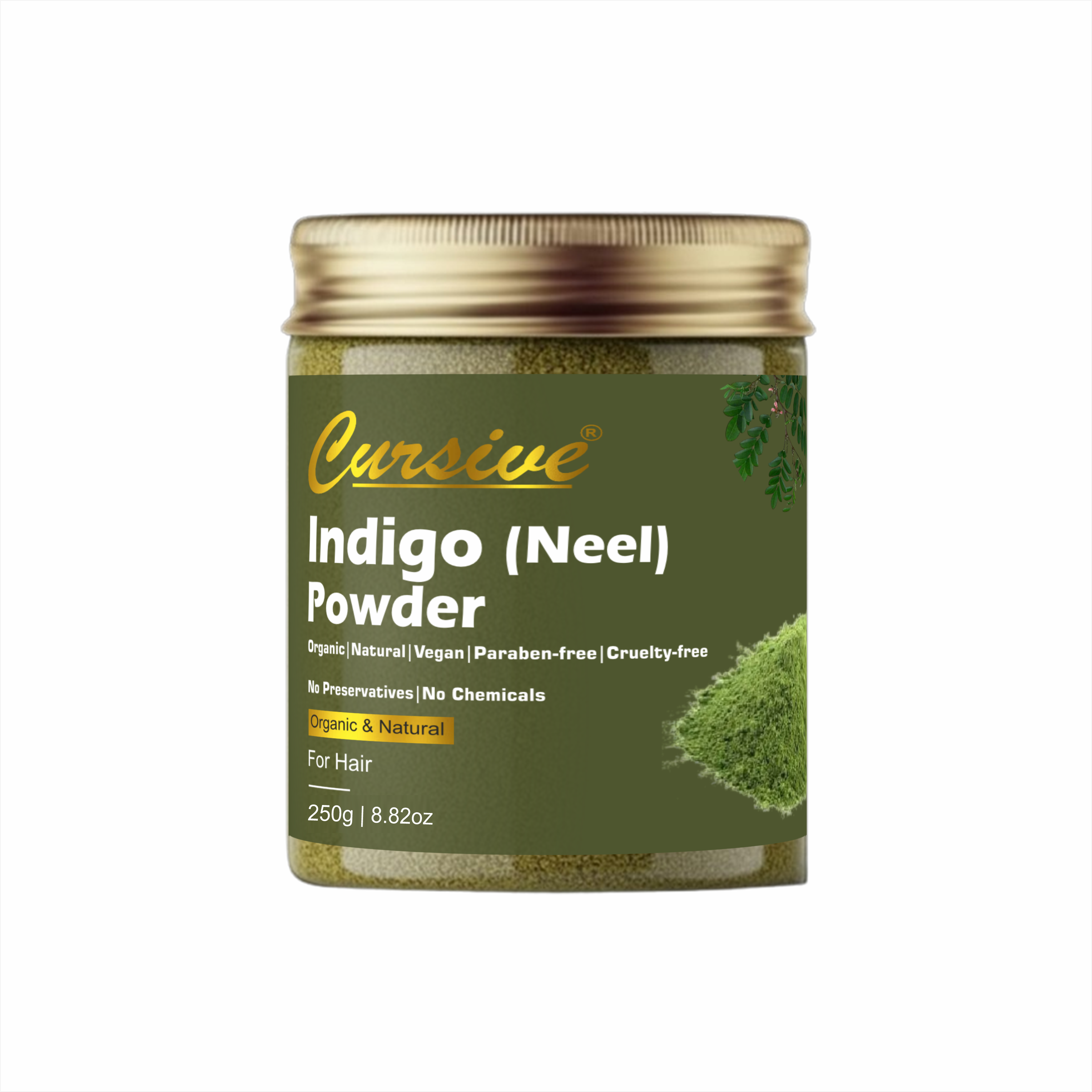 Indigo Powder for Natural Hair Color